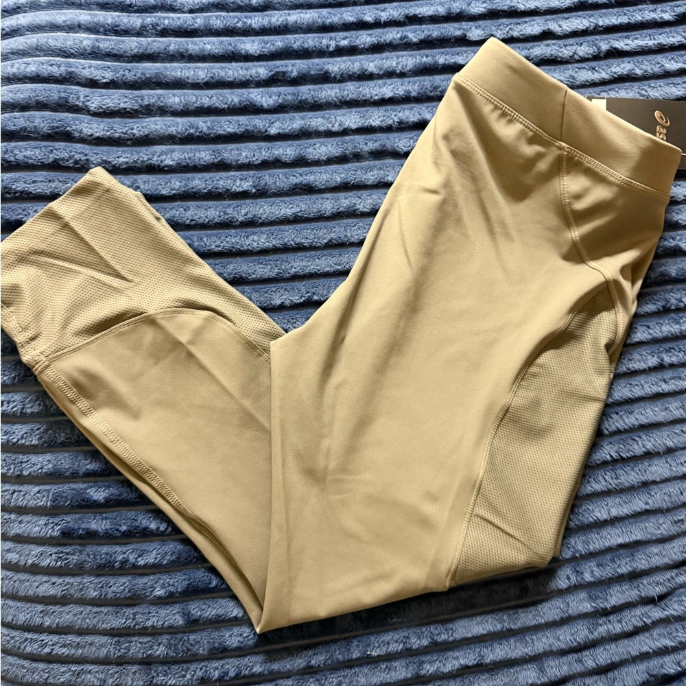 Asics Gray Crop Active Leggings